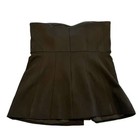 Tuckernuck NEW Black Noir Marnie Strapless Preppy Top Size Small - Picture 8 of 8